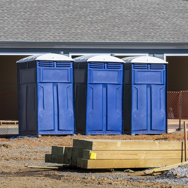 what is the maximum capacity for a single porta potty in Bernice LA